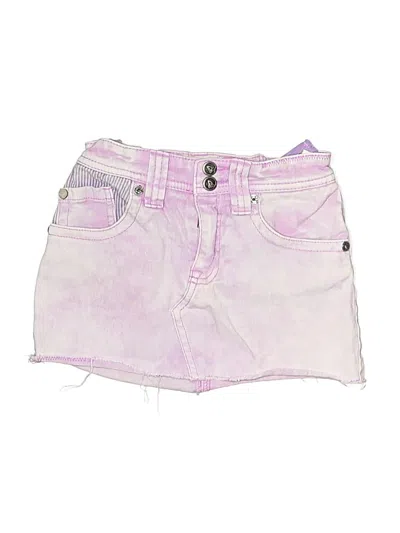 Pre-owned Roxy Kids' Denim Skirt In Purple