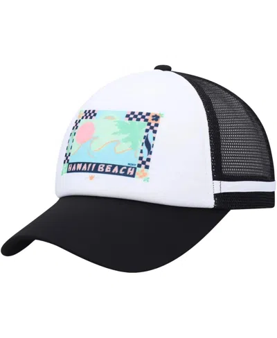 Roxy Dig This Trucker Hat Women's White Black Adjustable Snapback Cap Red940