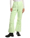 Roxy Diversion Snow Pant In Green