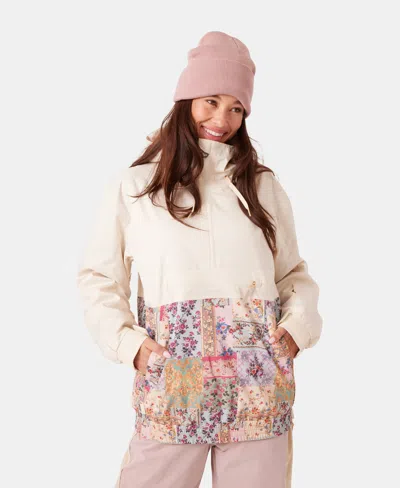 Roxy Downtown Anorak Jacket In Pink