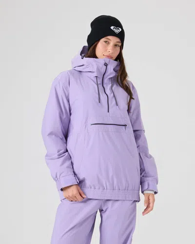 Roxy Downtown Anorak In Purple