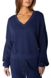 Roxy Dream Thing V-neck Sweatshirt In Blue