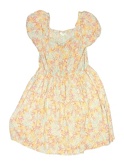 Pre-owned Roxy Kids' Dress In Yellow