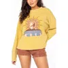Roxy East Side Long Sleeve T-shirt In Yellow
