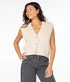 Roxy Easy A Vest In Neutral