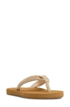 Roxy Embellished Flip Flop In Brown