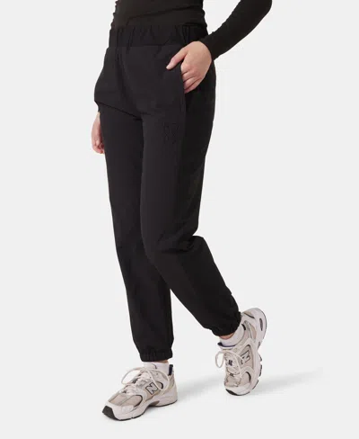 Roxy Ember Textured Jogger In Black