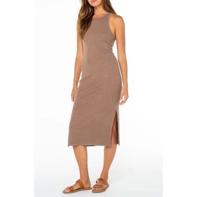 Roxy Emilia Racer Tank Midi Dress In Brown