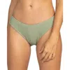 Roxy Sd Beach Classics Moderate Bikini Bottoms In Green