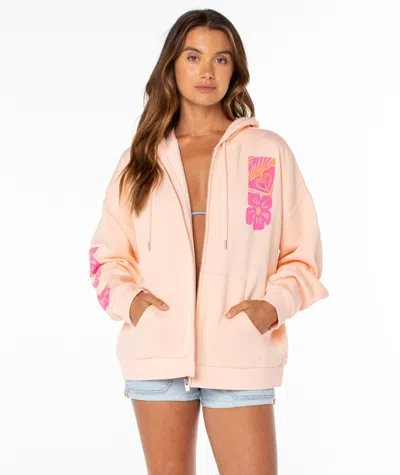 Roxy Evening Lineup Hoodie In Gold