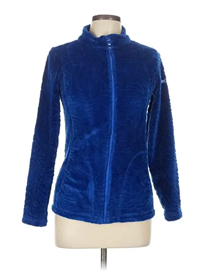 Pre-owned Roxy Fleece Jacket In Blue