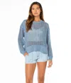 Roxy Flipside Sweater In Blue