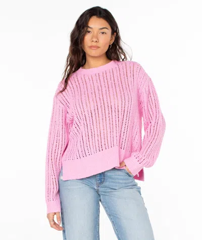 Roxy Flipside Sweater In Pink