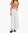 Roxy Flirty Walk Crop In Toasted Nut In Multi
