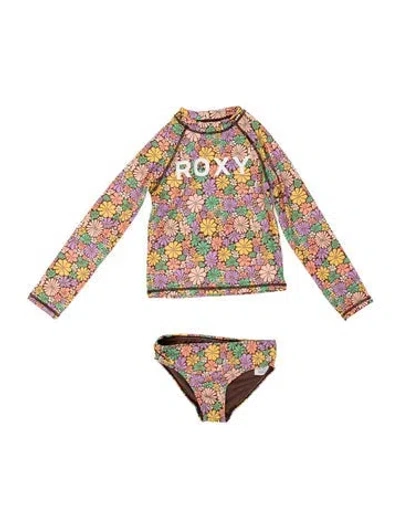 Pre-owned Roxy Floral Print Top W/ Tags In Multicolor
