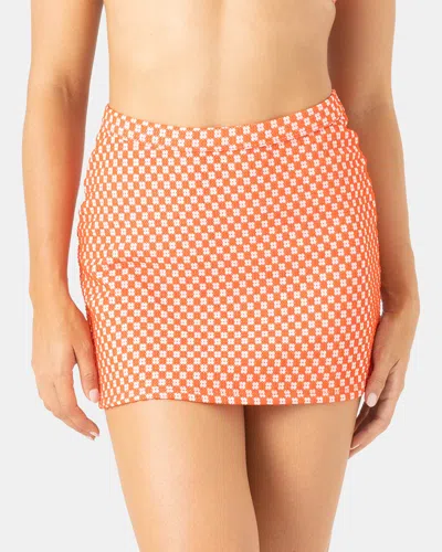 Roxy Flower Power Skirt In Pink