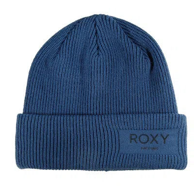 Roxy Folker Beanie In Ensign Blue