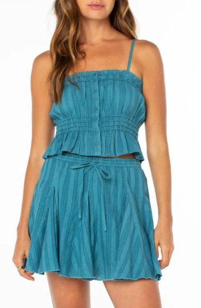 Roxy Forever Dreamin Crop Tank In Blue