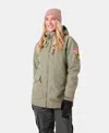 Roxy Free Love Jacket In Green