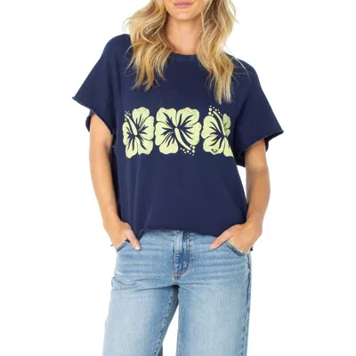 Roxy Free Trim Graphic Knit Top In Animal Print