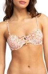 Roxy Fresco Tile Underwire Bikini Top