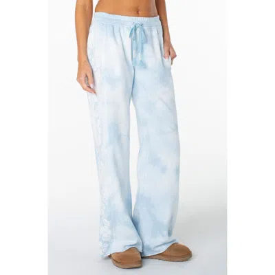 Roxy Fringing Reefs Drawstring Pants In Blue