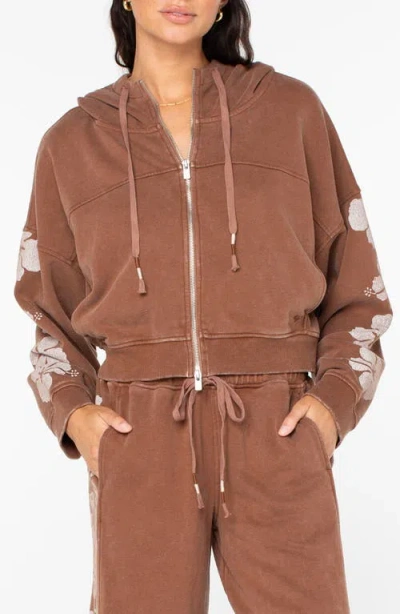 ROXY ROXY FRINGING REEFS GRAPHIC HOODIE