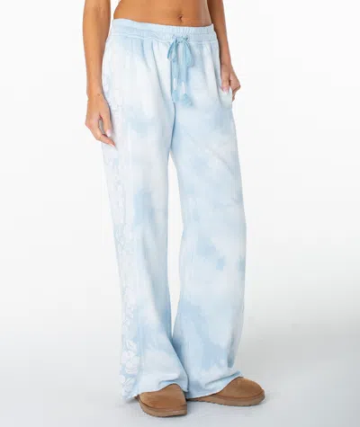 Roxy Fringing Reefs Pant In Cerulean Tie Dye