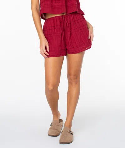 Roxy Full Bloom Short In Red