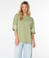 Roxy Game Day Tee In Green