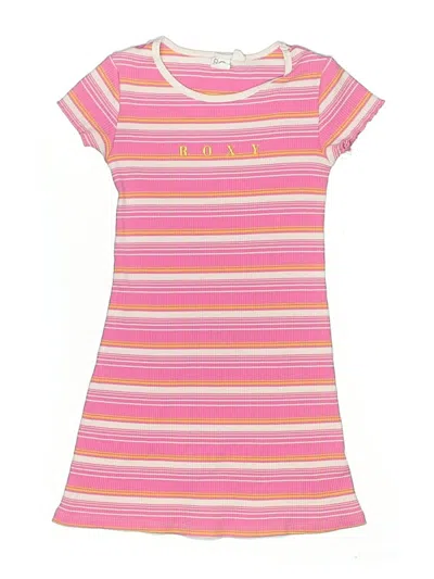 Pre-owned Roxy Girl Kids' Dress In Pink