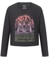 Roxy Girls 7-11 Relaxed Long Sleeve T-shirt In Black