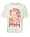 Roxy Girls 7-16 Golden Hour Oversized T-shirt In White
