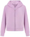Roxy Girls' 7-16 Holiday Daydream Full-zip Hoodie In Purple