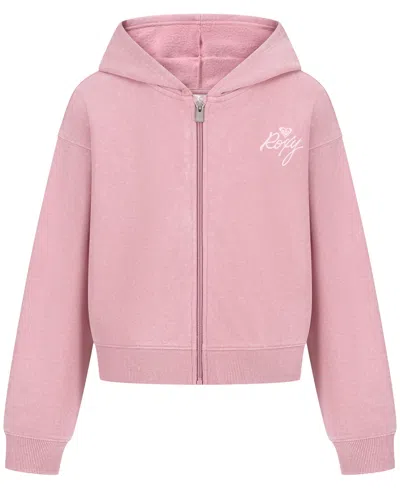Roxy Kids' Girls 7-16 Zip Hoodie In Purple