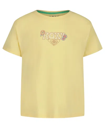 Roxy Kids' Girls' 7-16 Short-sleeve Graphic T-shirt In Yellow