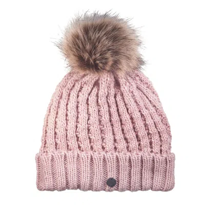 Roxy Girls Blizzard Girl Beanie In Zephyr Pink