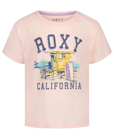 Roxy Girls' California Tee In Pink