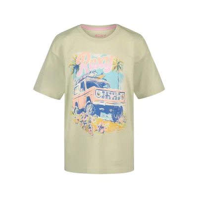 Roxy Girls' Coastal Oversized Tee In Green
