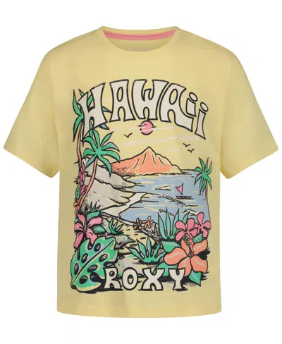 Roxy Girls' Hawaii Oversized Tee In Multi