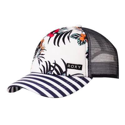 Roxy Girls Honey Coconut Trucker In Black