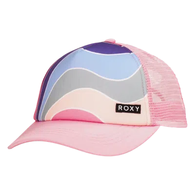 Roxy Girls Honey Coconut Trucker In Pink