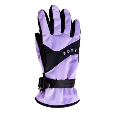 Roxy Girls Jetty Girl Gloves In Purple