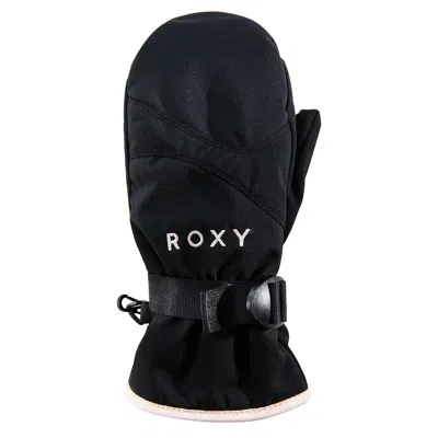 Roxy Girls Jetty Girl Solid Mitts In Black