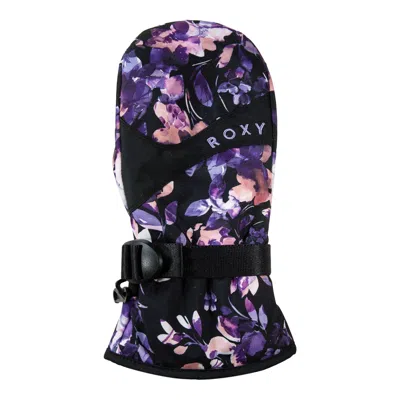 Roxy Girls Jetty Mitts In Purple