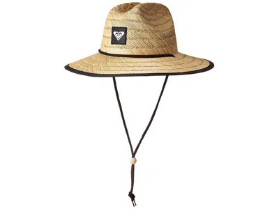Roxy Kids' Girls' Rg Tomboy Straw Hat Traditional Hats Anthracite Exc: One Size In Brown