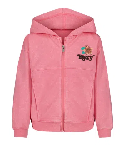 Roxy Girls' Sunset Oversized Hoodie In Pink