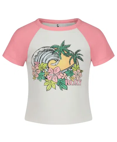 Roxy Girls' Swell Seeker Baby Tee In Purple