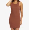 Roxy Good Keepsake Mini Dress In Root Beer In Brown