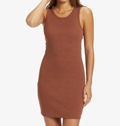 Roxy Good Keepsake Mini Dress In Root Beer In Brown